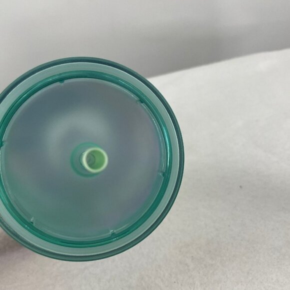 Starbucks Cold Tumbler Iridescent Blue Green Geometric Scales 24oz Acrylic - Picture 4 of 5